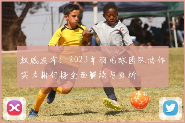 权威发布：2023年羽毛球团队协作实力排行榜全面解读与分析