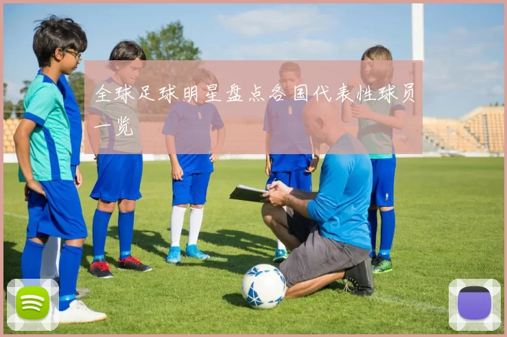 全球足球明星盘点各国代表性球员一览